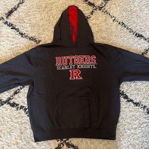 Beautiful grey Rutgers Scarlet Knights sweatshirt.